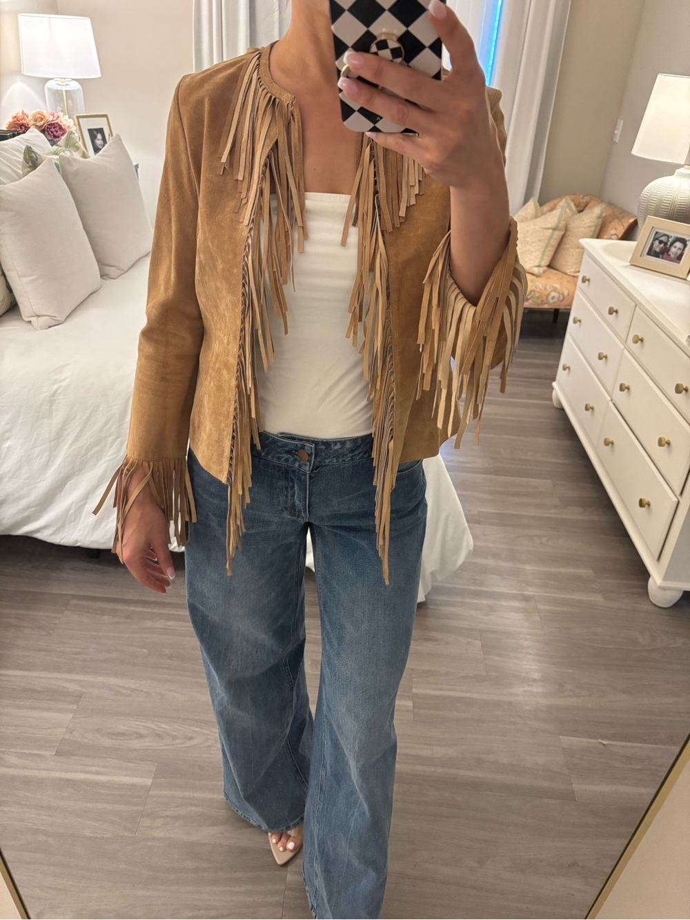 🖤 Bebe Suede Fringe Jacket – NWT - Picture 3 of 13